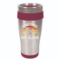 Squirrel Hunter The Tree Rat Slayer Retro Squirrel Hunting 16oz Travel Tumbler
