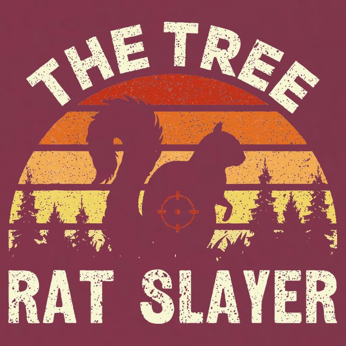 Squirrel Hunter The Tree Rat Slayer Retro Squirrel Hunting 16oz Travel Tumbler
