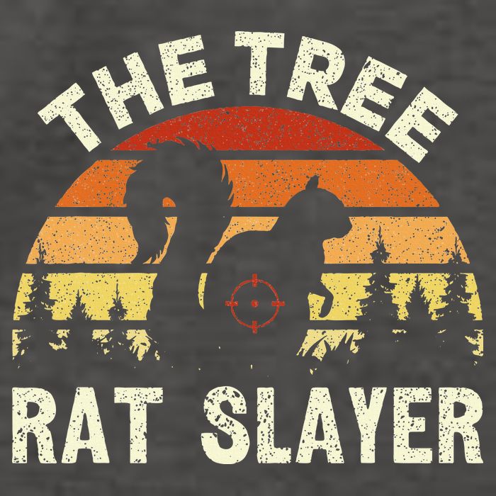 Squirrel Hunter The Tree Rat Slayer Retro Squirrel Hunting Vector Backpack