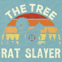 Squirrel Hunter The Tree Rat Slayer Retro Squirrel Hunting Sueded Cloud Jersey T-Shirt