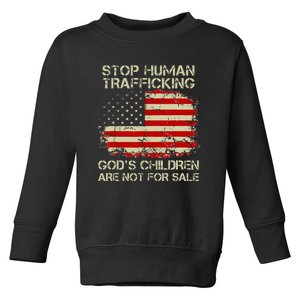 Stop Human Trafficking Gods Children Are Not For Sale Gift Toddler Sweatshirt