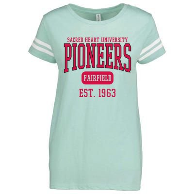 Sacred Heart University Pioneers Est. Date Enza Ladies Jersey Football T-Shirt