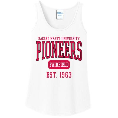 Sacred Heart University Pioneers Est. Date Ladies Essential Tank