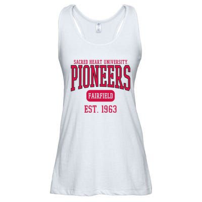 Sacred Heart University Pioneers Est. Date Ladies Essential Flowy Tank