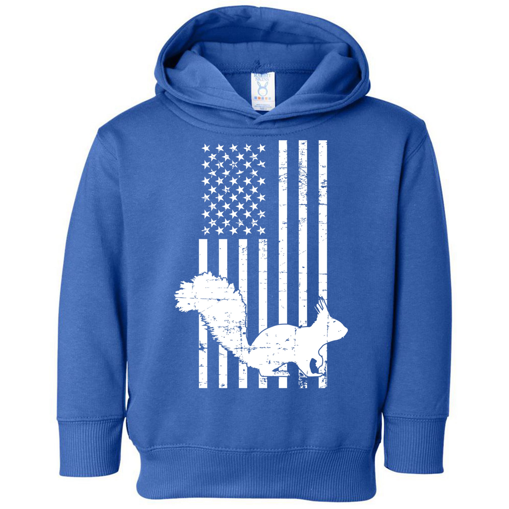 Squirrel Hunting Us Flag Squirrel Hunter Great Gift Toddler Hoodie