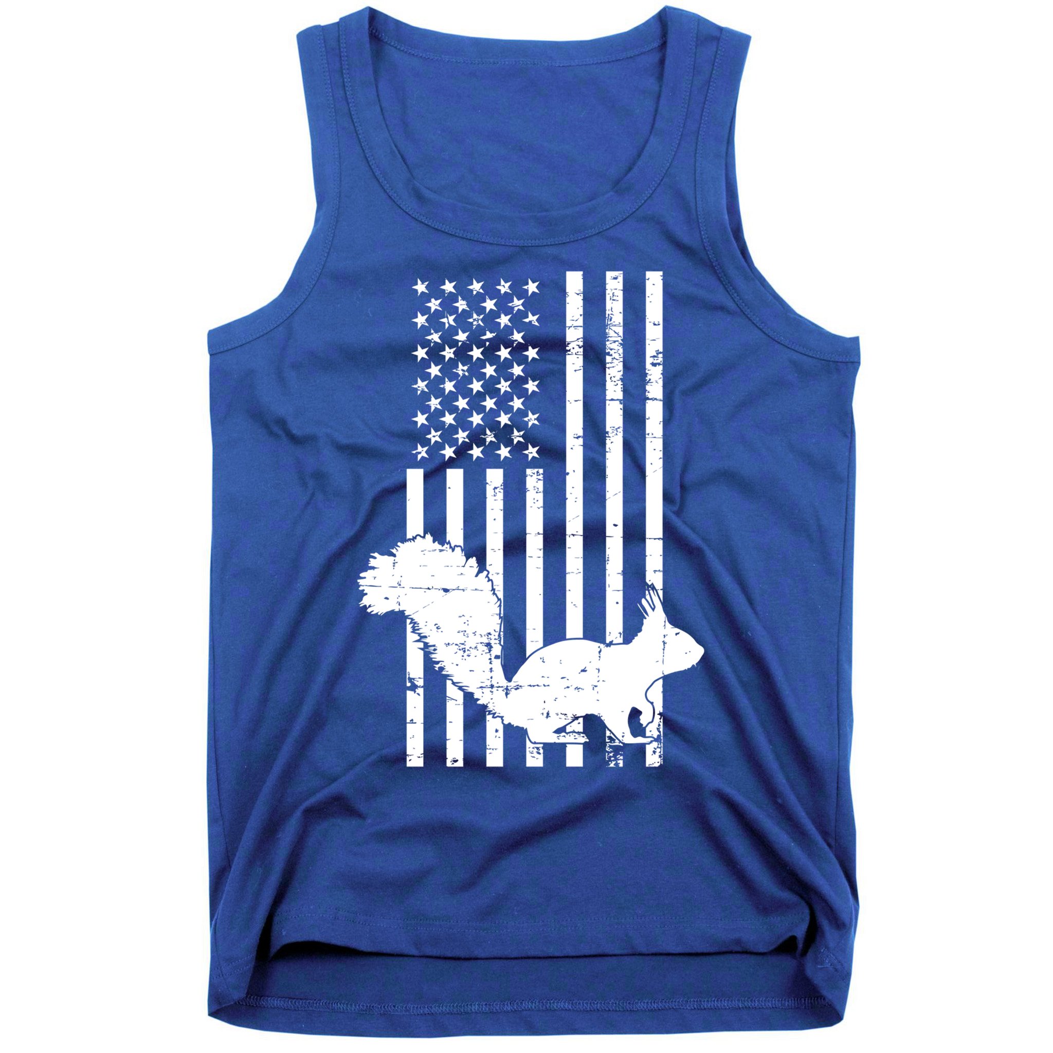Squirrel Hunting Us Flag Squirrel Hunter Great Gift Tank Top