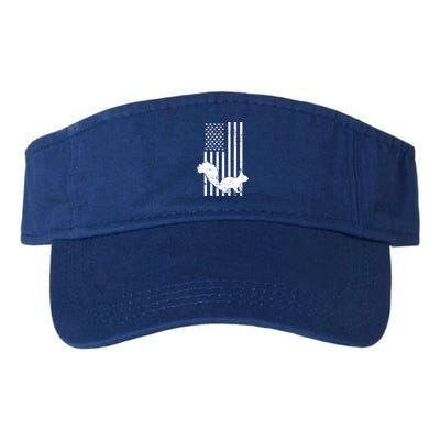 Squirrel Hunting Us Flag Squirrel Hunter Great Gift Visor