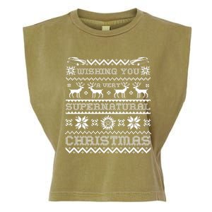 Supernatural Holiday Ugly Sweater Meaningful Gift Garment-Dyed Women's Muscle Tee