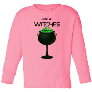 Spooky Halloween Up Witches Cauldron Cool Gift Toddler Long Sleeve Shirt