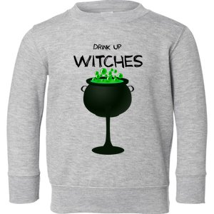 Spooky Halloween Up Witches Cauldron Cool Gift Toddler Sweatshirt