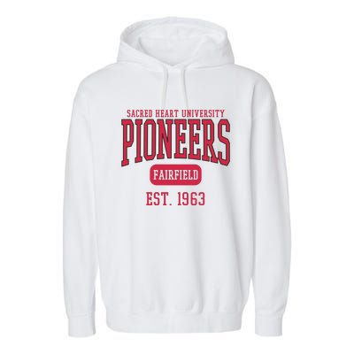 Sacred Heart University Pioneers Est. Date Sweatshirt Garment-Dyed Fleece Hoodie