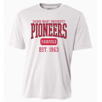 Sacred Heart University Pioneers Est. Date Sweatshirt Cooling Performance Crew T-Shirt