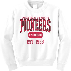 Sacred Heart University Pioneers Est. Date Sweatshirt Kids Sweatshirt