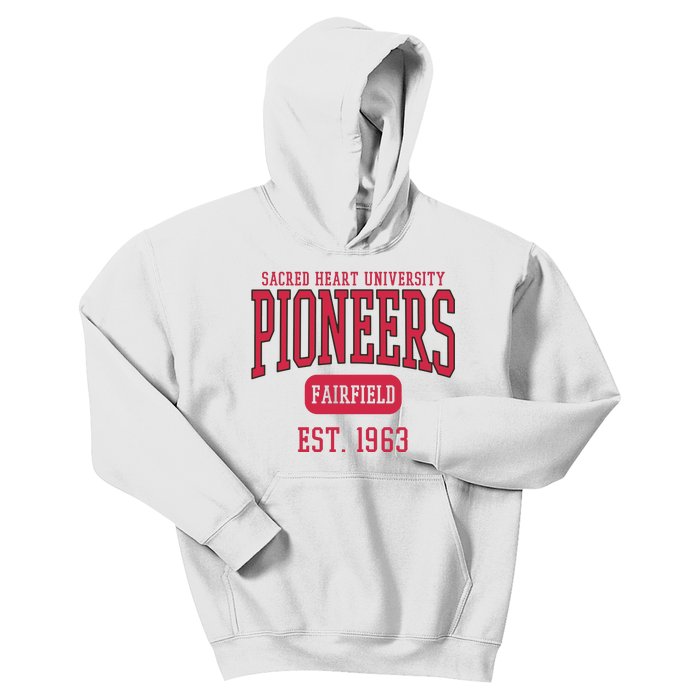 Sacred Heart University Pioneers Est. Date Sweatshirt Kids Hoodie