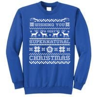 Supernatural Holiday Ugly Sweater Tall Sweatshirt