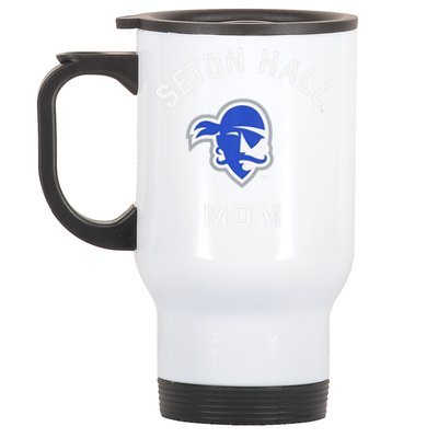 Seton Hall University Shu Pirates Arched Mom Stainless Steel Travel Mug