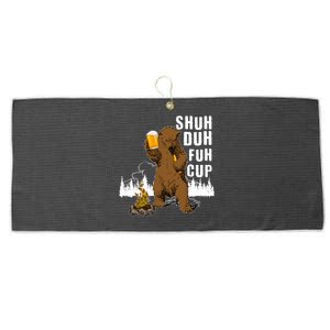 Shuh Duh Fuh Cup Large Microfiber Waffle Golf Towel