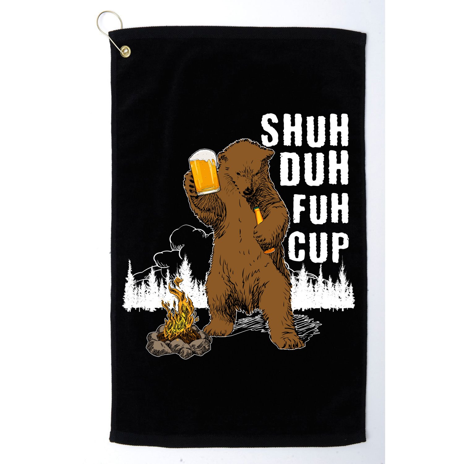 Shuh Duh Fuh Cup Golf Towel