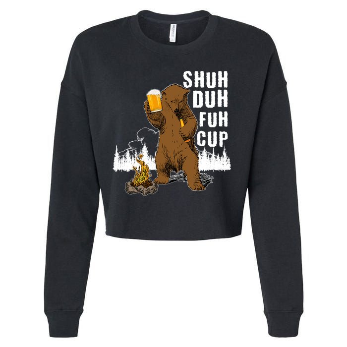 Shuh Duh Fuh Cup Cropped Pullover Crew
