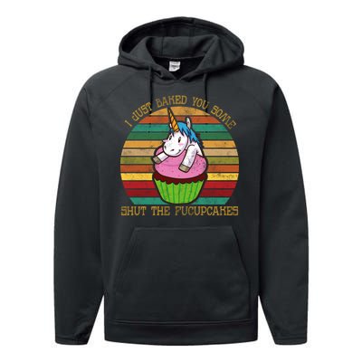 Shut The Fucupcakes Performance Fleece Hoodie