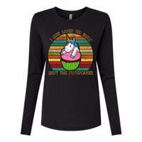 Shut The Fucupcakes Womens Cotton Relaxed Long Sleeve T-Shirt