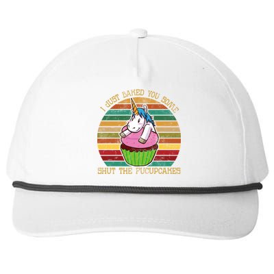 Shut The Fucupcakes Snapback Five-Panel Rope Hat