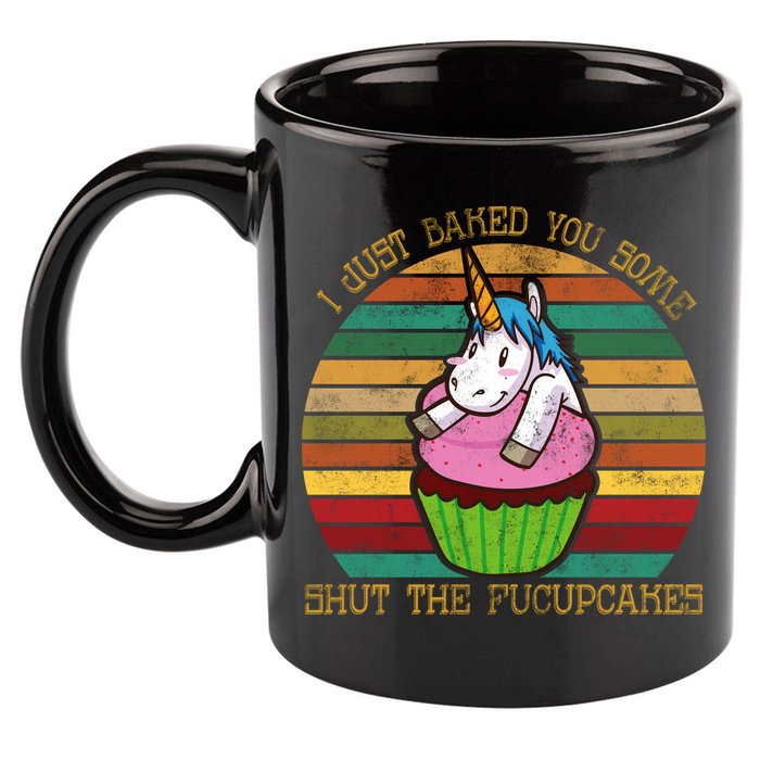 Shut The Fucupcakes 11oz C Handle Ceramic Mug