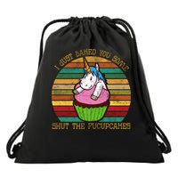 Shut The Fucupcakes Drawstring Bag