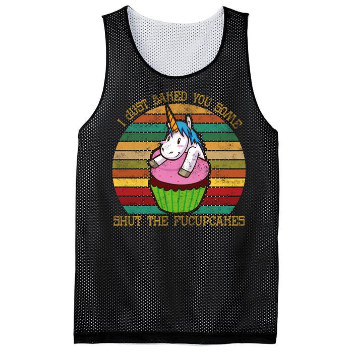 Shut The Fucupcakes Mesh Reversible Basketball Jersey Tank