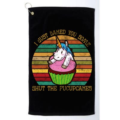 Shut The Fucupcakes Platinum Collection Golf Towel