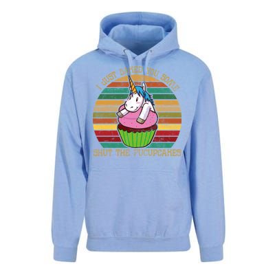 Shut The Fucupcakes Unisex Surf Hoodie