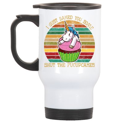 Shut The Fucupcakes Stainless Steel Travel Mug