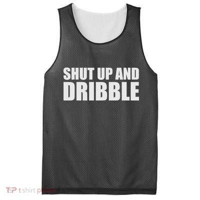 Shut Up And Dribble Mesh Reversible Basketball Jersey Tank
