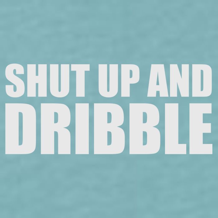 Shut Up And Dribble Sueded Cloud Jersey T-Shirt