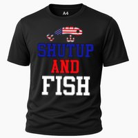 Shut Up And Fish Cooling Performance Crew T-Shirt