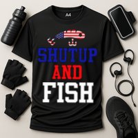 Shut Up And Fish Cooling Performance Crew T-Shirt