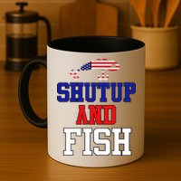Shut Up And Fish Mug