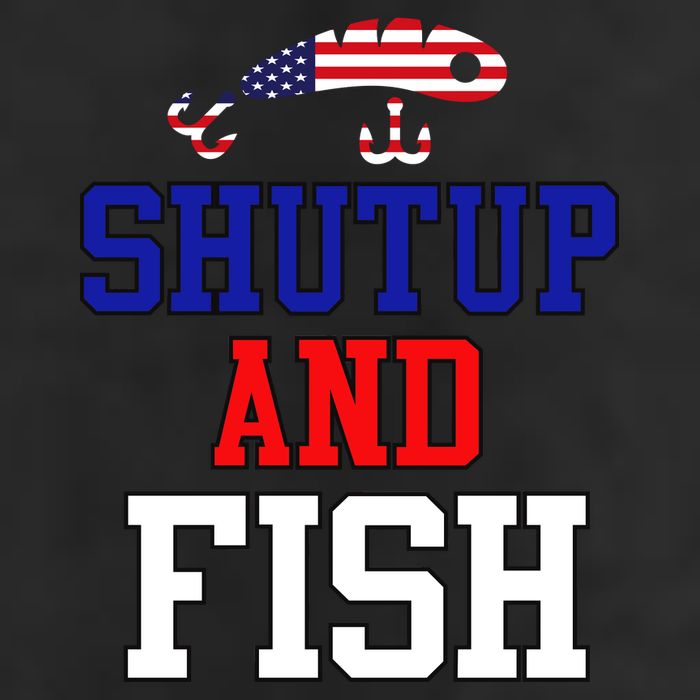 Shut Up And Fish 11oz C Handle Ceramic Mug