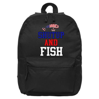 Shut Up And Fish 16 in Basic Backpack