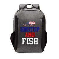 Shut Up And Fish Vector Backpack