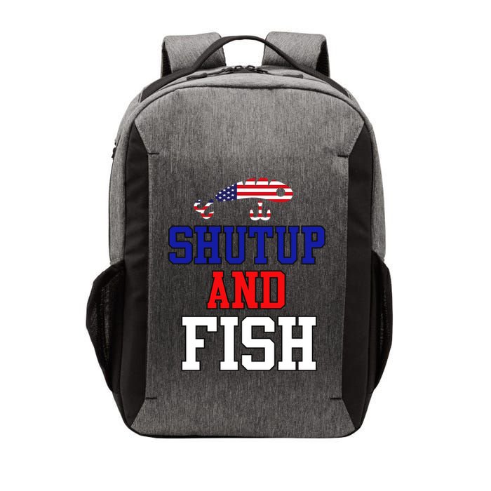 Shut Up And Fish Vector Backpack