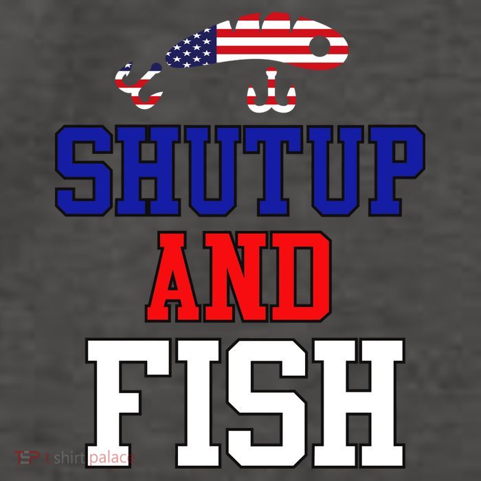 Shut Up And Fish Vector Backpack