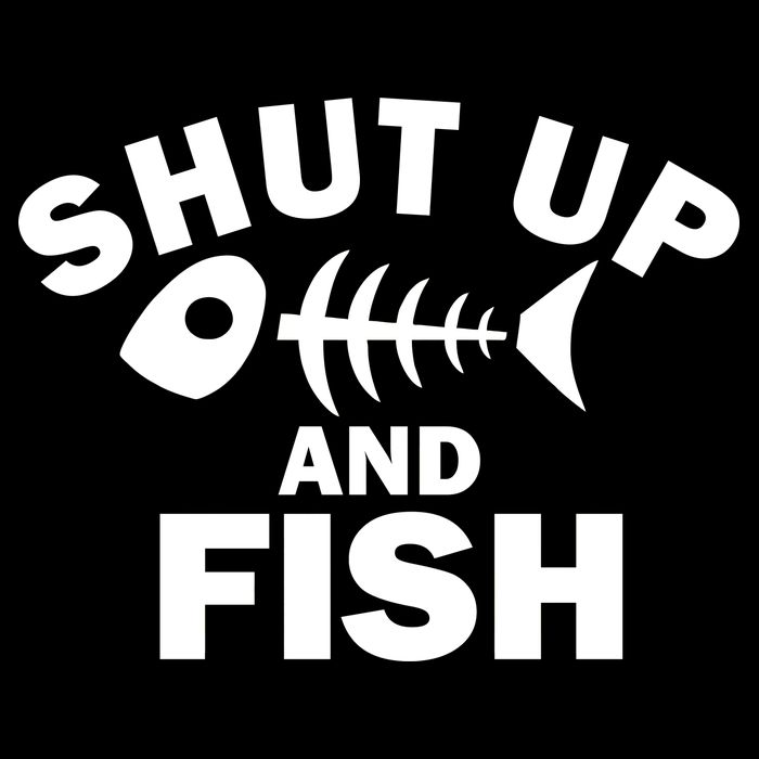 Shut Up And Fish Fishing Cooling Performance Crew T-Shirt