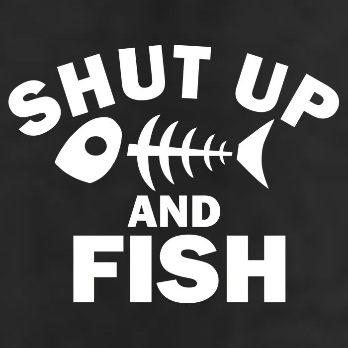 Shut Up And Fish Fishing Adult Drive Performance Visor