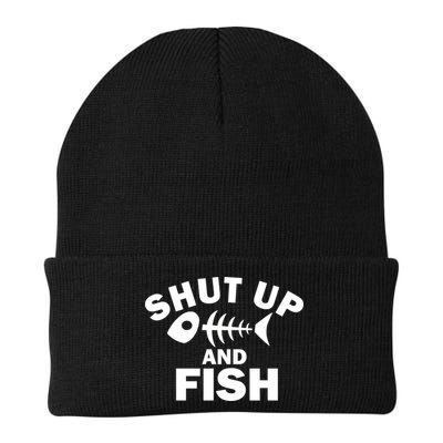 Shut Up And Fish Fishing Beanie