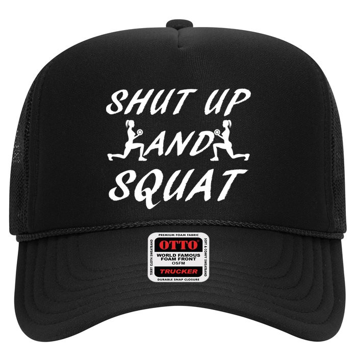 Shut Up And Squat Gym Fitness Workout Trucker Hat