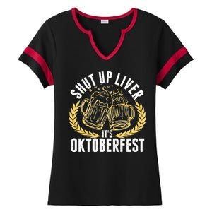 Shut Up Liver It's Oktoberfest Ladies Halftime Notch Neck Tee