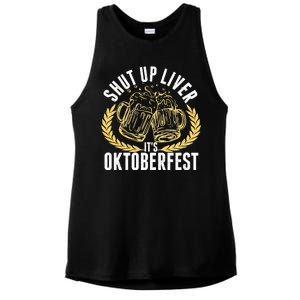 Shut Up Liver It's Oktoberfest Ladies PosiCharge Tri-Blend Wicking Tank