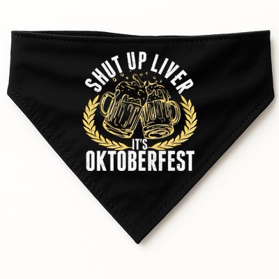 Shut Up Liver It's Oktoberfest USA-Made Doggie Bandana