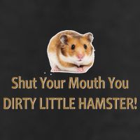 Shut Your Mouth You Dirty Little Hamster Adult Drive Performance Visor